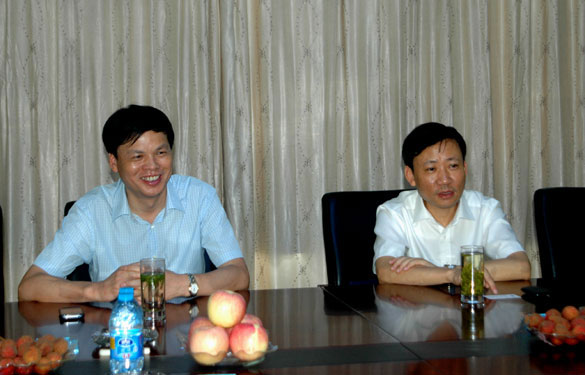 常州市公安局副局長顧鋒一行來上上集團(tuán)走訪