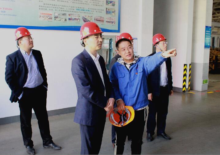 2018年4月9日，宣城市委常委、常務(wù)副市長汪謙慎來上上電纜參觀考察