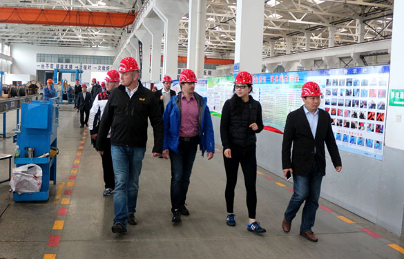 2016年4月27日，德國(guó)富爾達(dá)代表團(tuán)來(lái)上上電纜參觀考察