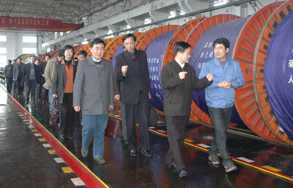 常州市人大領(lǐng)導(dǎo)一行20余人來上上集團參觀指導(dǎo)