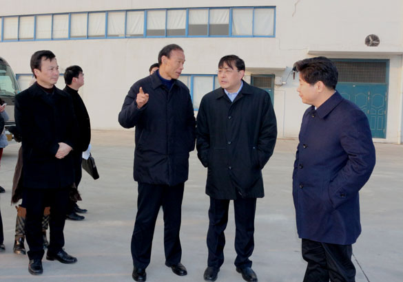 常州市市長(zhǎng)費(fèi)高云一行來(lái)江蘇上上電纜集團(tuán)督查新開(kāi)工項(xiàng)目