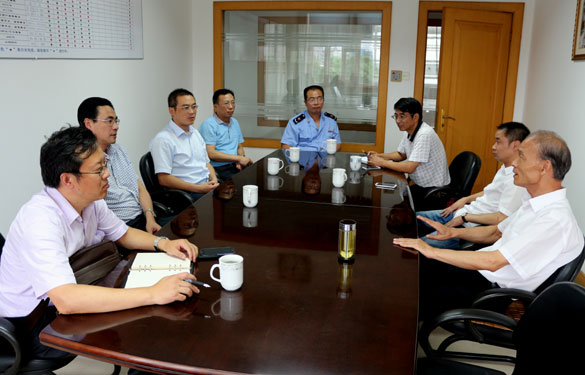 常州市工商局局長(zhǎng)陳國(guó)慶一行來(lái)上上集團(tuán)調(diào)研