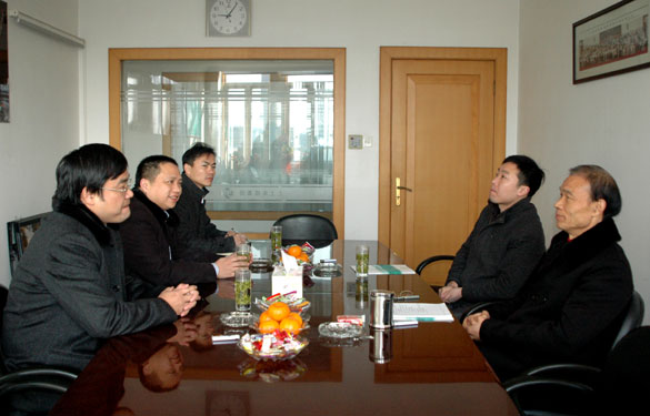 溧陽(yáng)市供電公司陸總一行來(lái)上上集團(tuán)走訪