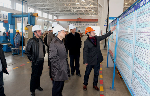 12月25日，廣德縣政府考察團(tuán)來(lái)江蘇上上電纜集團(tuán)考察